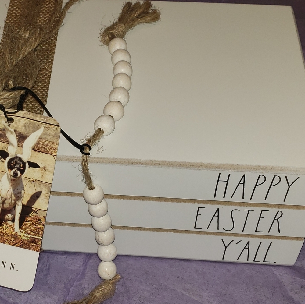 Rae Dunn Faux Books- Happy Easter Yall